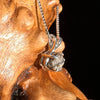 Mars Meteorite Pendant Necklace Sterling #6330-Moldavite Life