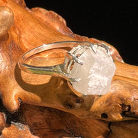 Raw Phenacite Ring Sterling Silver Size 6.75 #5104-Moldavite Life