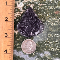 Storm Euphoralite Palm Stone #35-Moldavite Life