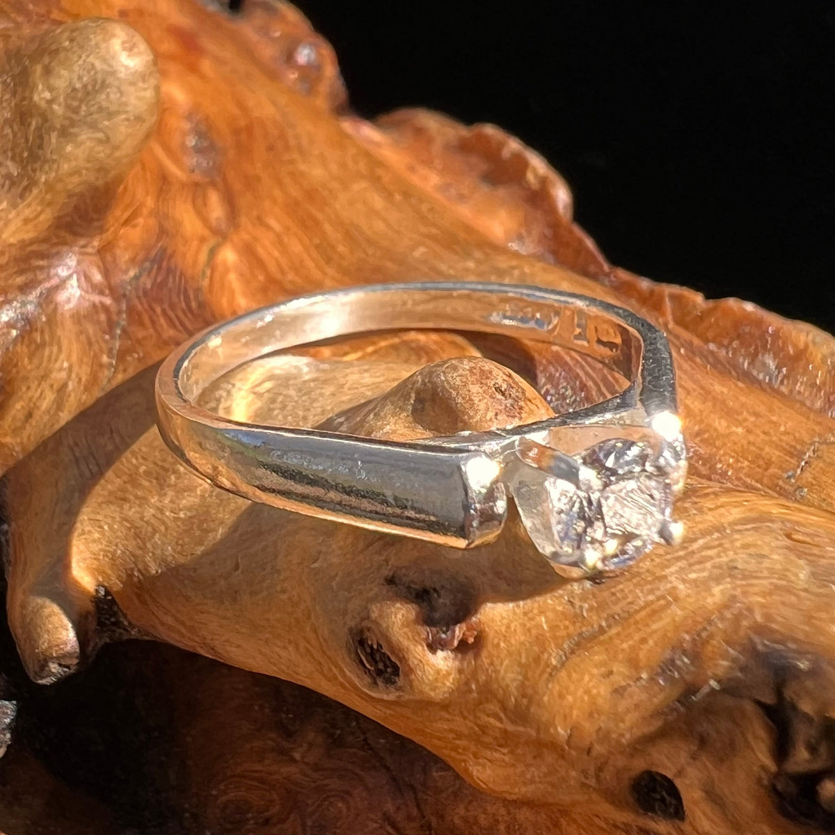 Danburite Ring Sterling Silver #3912-Moldavite Life