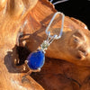 Lapis Lazuli & Moldavite Necklace Sterling Silver #3432-Moldavite Life