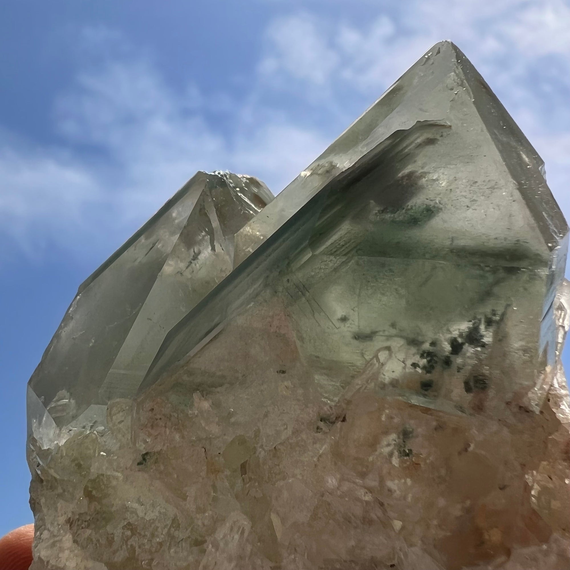 Chlorite Quartz Crystal Collection