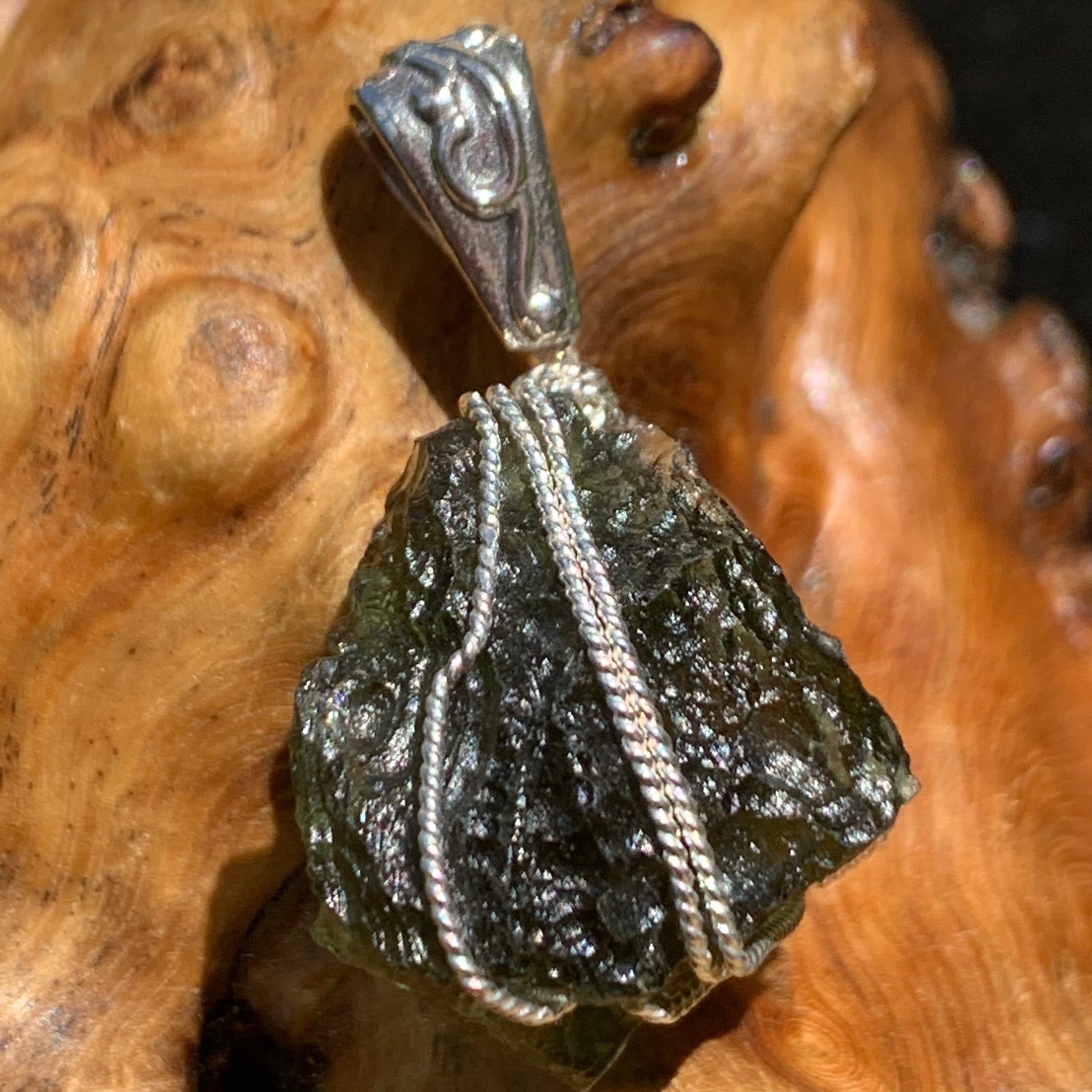 Wire deals wrapped moldavite