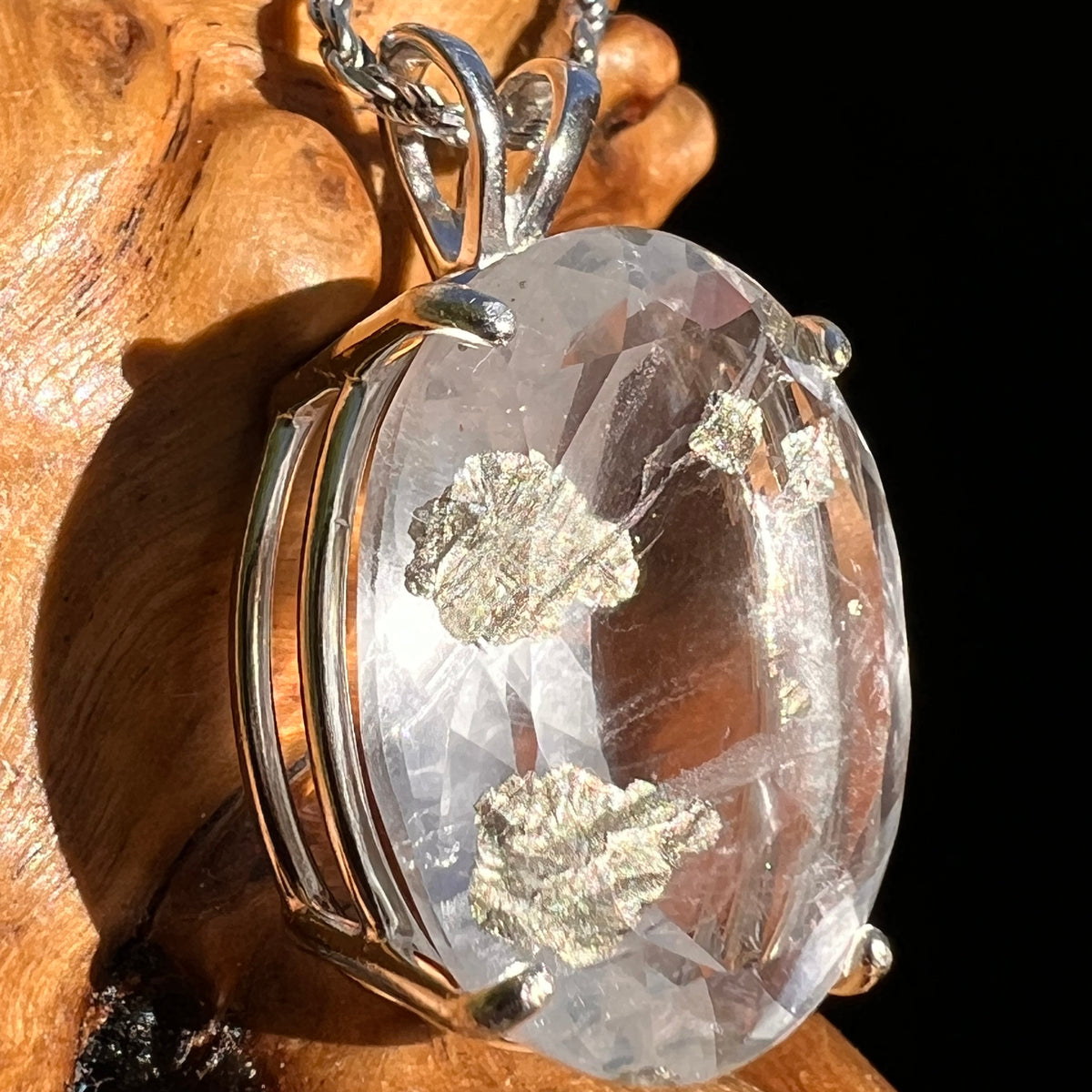rare quartz with inclusions jewelry