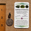 1.8 Ct Moldavite Gem Pendant Sterling Silver #8059-Moldavite Life