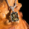 1.8 Ct Moldavite Gem Pendant Sterling Silver #8059-Moldavite Life