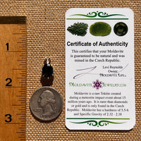 2.2 Ct. Moldavite Gem Pendant Sterling Silver #7887-Moldavite Life