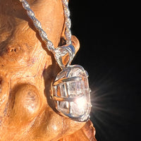 2.8 Ct. Phenakite Pendant Sterling Silver Faceted Gem #7944-Moldavite Life