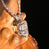 3.6 Ct. Phenakite Pendant Sterling Silver Faceted Gem #7946-Moldavite Life