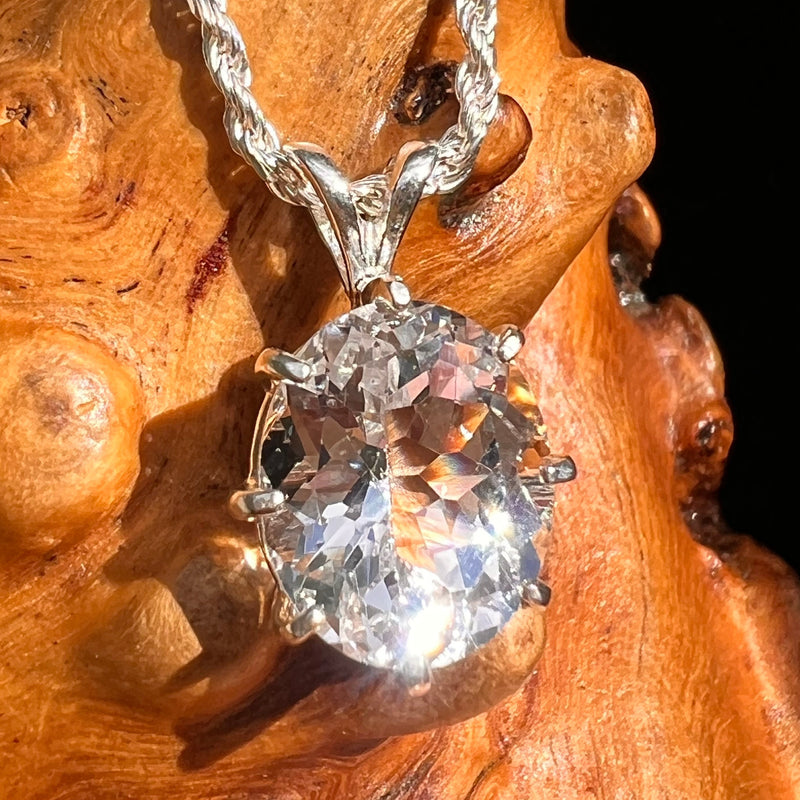4 ct Danburite Pendant Sterling Silver #8819-Moldavite Life