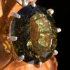 4.2 Ct. Moldavite Gem Pendant Sterling Silver #7866-Moldavite Life