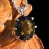 4.2 Ct. Moldavite Gem Pendant Sterling Silver #7866-Moldavite Life