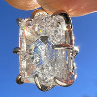 6.3 Ct. Phenakite Pendant Sterling Silver Faceted Gem #7948-Moldavite Life