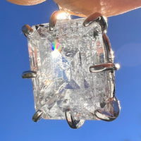 6.3 Ct. Phenakite Pendant Sterling Silver Faceted Gem #7948-Moldavite Life