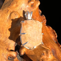 Raw Phenakite Pendant Sterling Silver Nigerian #7201