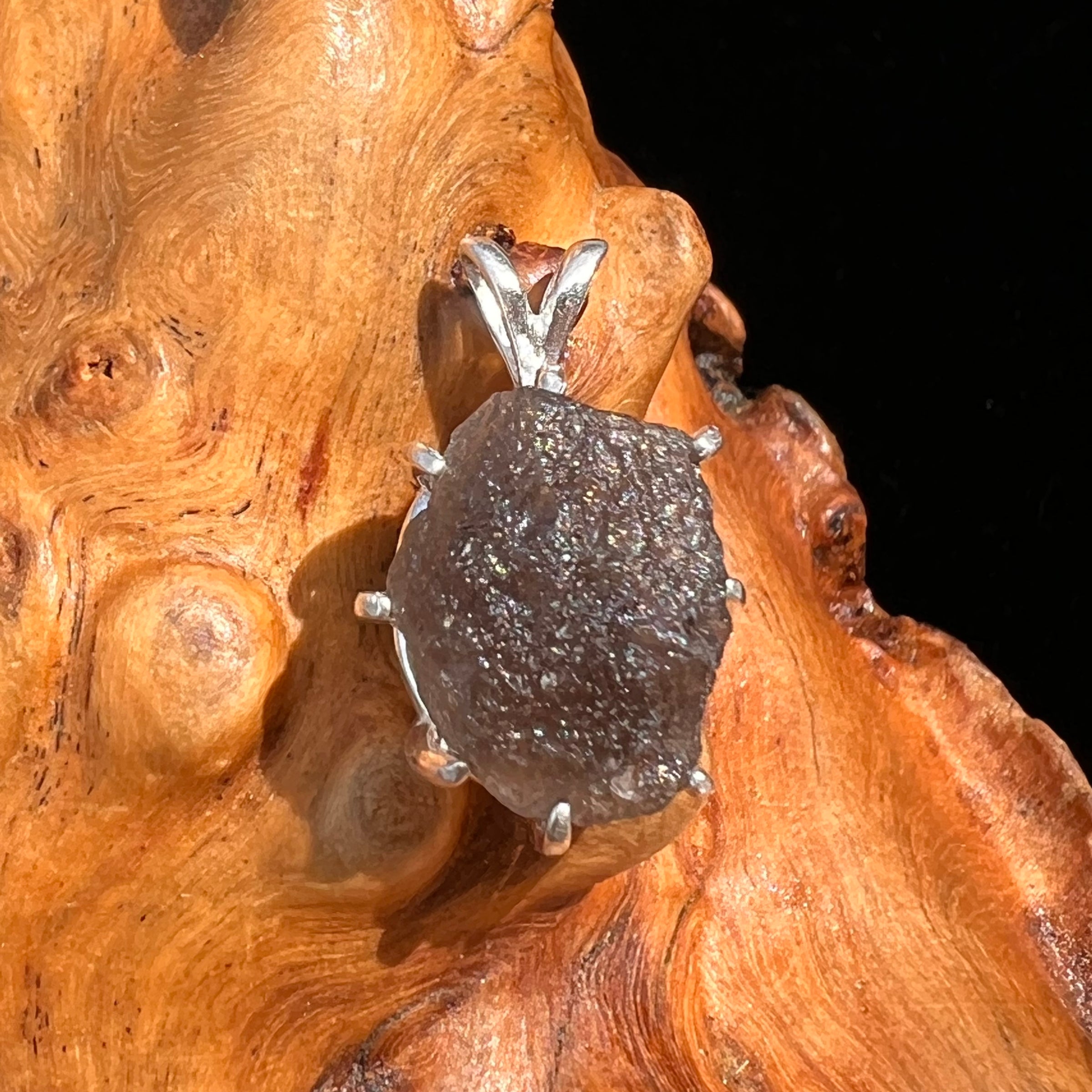 Agni Manitite Pendant Sterling Silver #7108-Moldavite Life