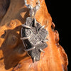 Agoudal Meteorite Pendant Sterling Silver #7418-Moldavite Life