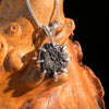 Agoudal Meteorite Pendant Sterling Silver #7421-Moldavite Life