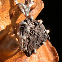 Agoudal Meteorite Pendant Sterling Silver #7423-Moldavite Life