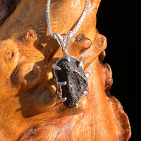 Agoudal Meteorite Pendant Sterling Silver #7424-Moldavite Life