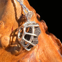 Agoudal Meteorite Pendant Sterling Silver #7433-Moldavite Life