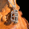 Agoudal Meteorite Pendant Sterling Silver #7434-Moldavite Life