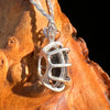Agoudal Meteorite Pendant Sterling Silver #7435-Moldavite Life