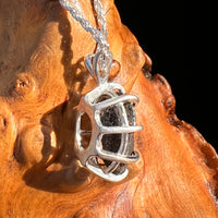 Agoudal Meteorite Pendant Sterling Silver #7435-Moldavite Life