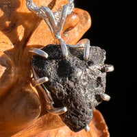 Agoudal Meteorite Pendant Sterling Silver #7436-Moldavite Life