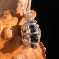 Agoudal Meteorite Pendant Sterling Silver #7437-Moldavite Life
