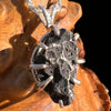 Agoudal Meteorite Pendant Sterling Silver #7438-Moldavite Life