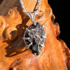 Agoudal Meteorite Pendant Sterling Silver #7438-Moldavite Life