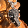 Agoudal Meteorite Pendant Sterling Silver #7440-Moldavite Life