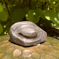 Alien Crystal Carving - Alienite® Cabochon #43-Moldavite Life