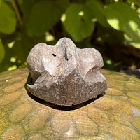 Alien Crystal Carving - Alienite® Cabochon #43-Moldavite Life