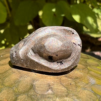 Alien Crystal Carving - Alienite® Cabochon #43-Moldavite Life
