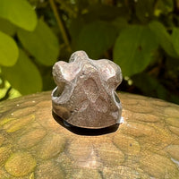 Alien Crystal Carving - Alienite® Cabochon #60-Moldavite Life