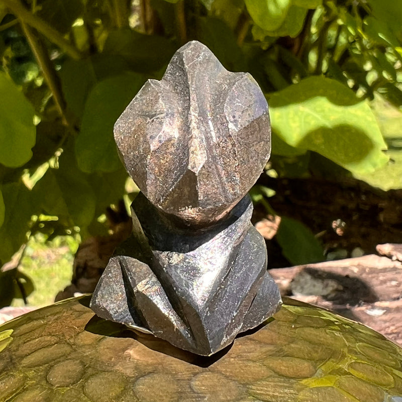 Alien Crystal Carving - Alienite® Star Being #15-Moldavite Life