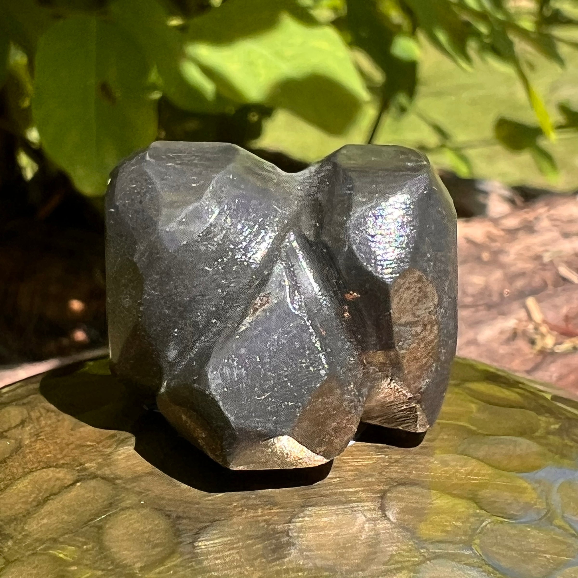 Alien Crystal Carving - Alienite® Star Being #16-Moldavite Life