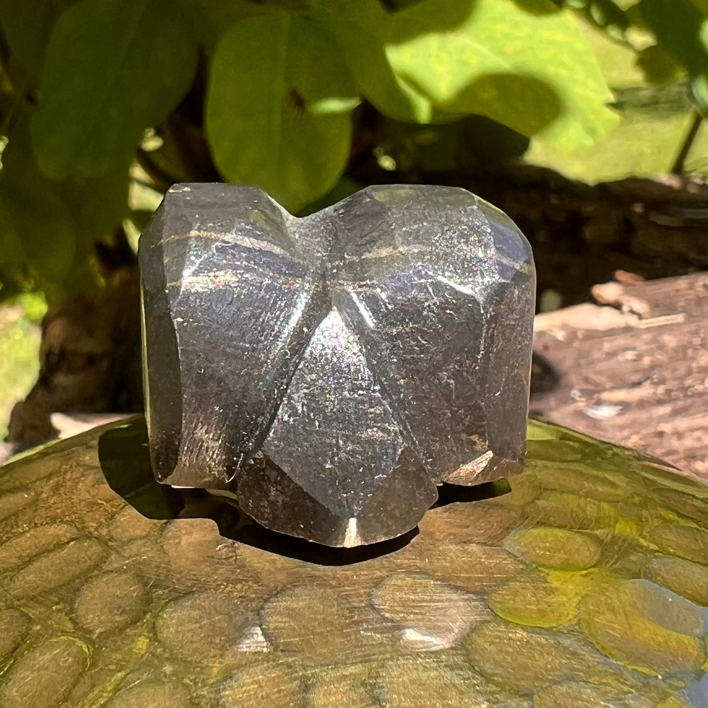 Alien Crystal Carving - Alienite® Star Being #16-Moldavite Life
