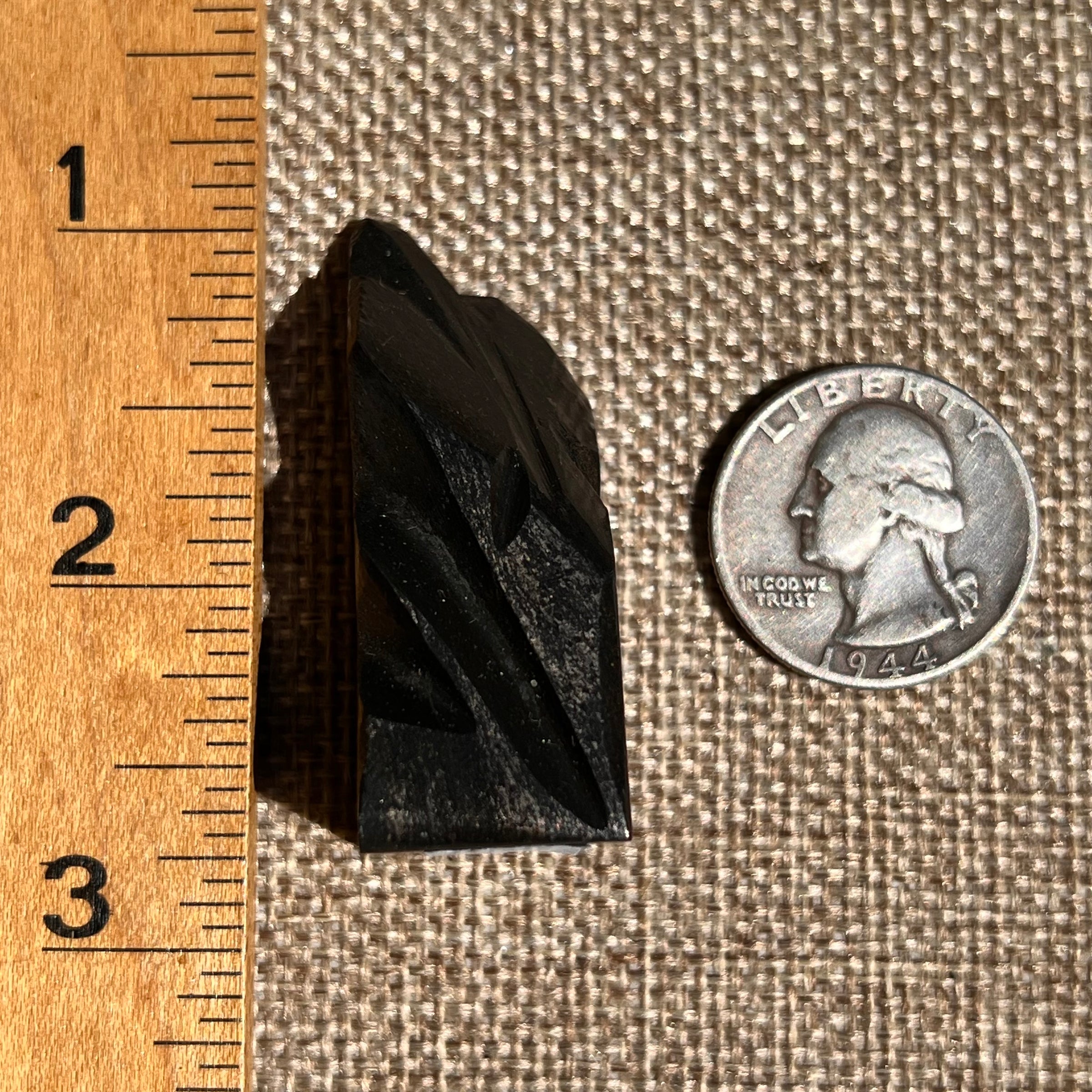 Alien Crystal Carving - Alienite® Star Being #17-Moldavite Life