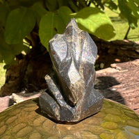 Alien Crystal Carving - Alienite® Star Being #18-Moldavite Life