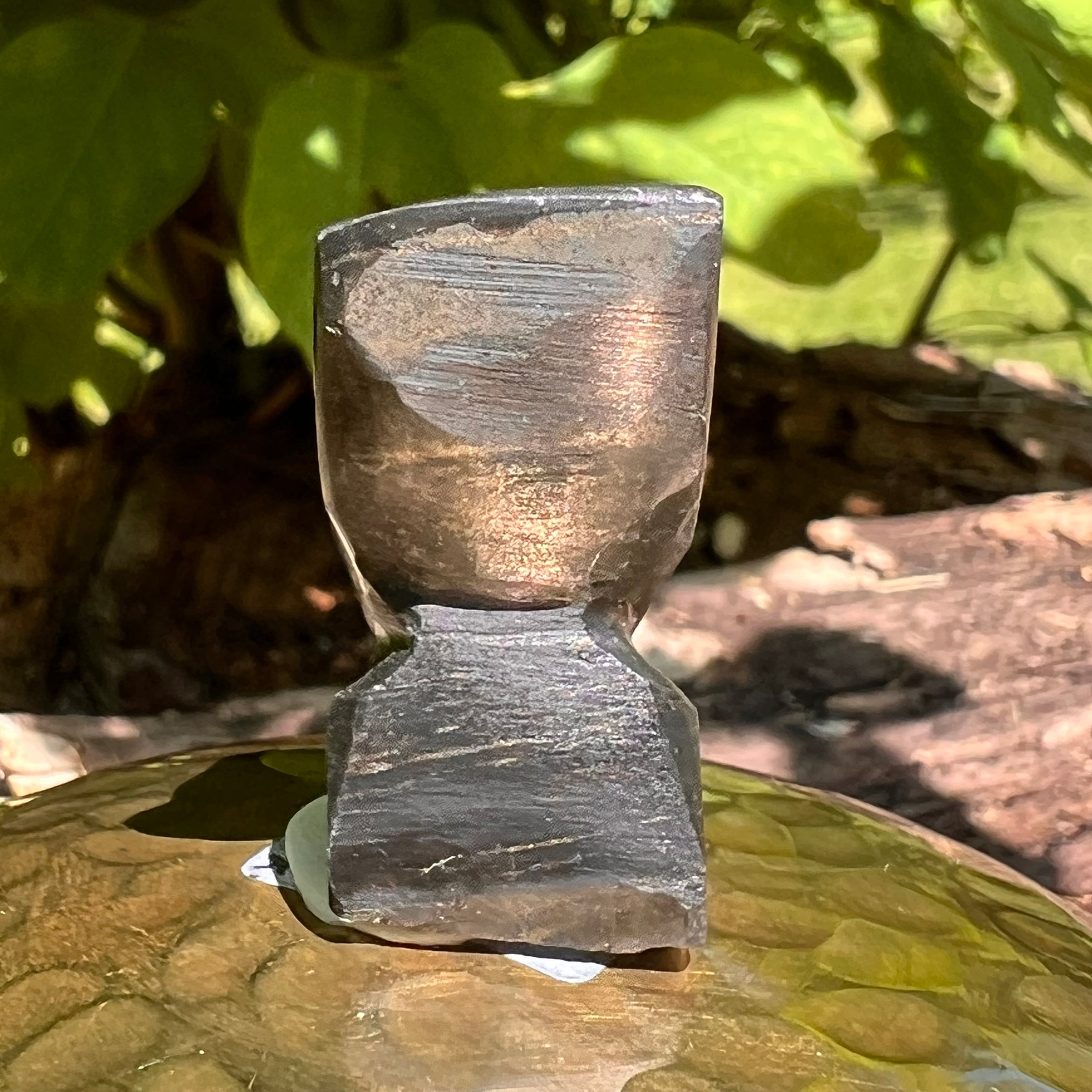 Alien Crystal Carving - Alienite® Star Being #19-Moldavite Life