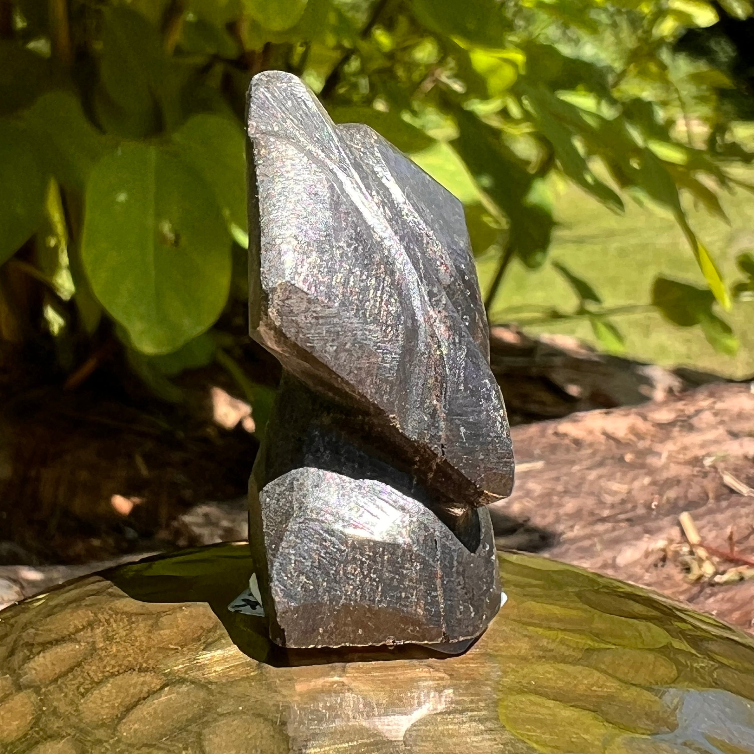 Alien Crystal Carving - Alienite® Star Being #20-Moldavite Life