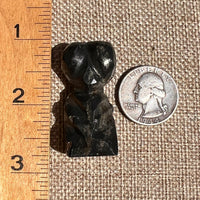 Alien Crystal Carving - Alienite® Star Being #21-Moldavite Life