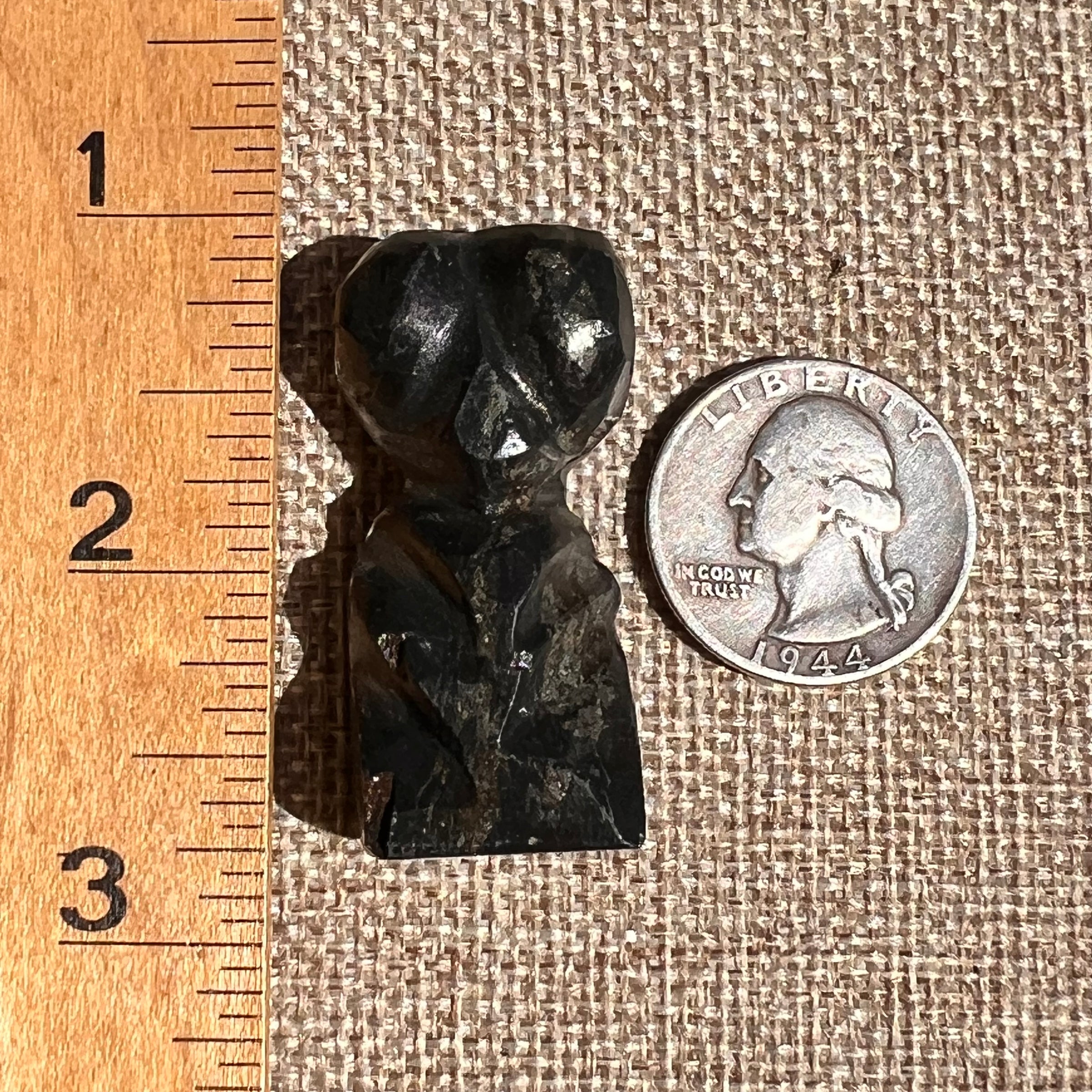 Alien Crystal Carving - Alienite® Star Being #21-Moldavite Life