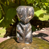 Alien Crystal Carving - Alienite® Star Being #21-Moldavite Life
