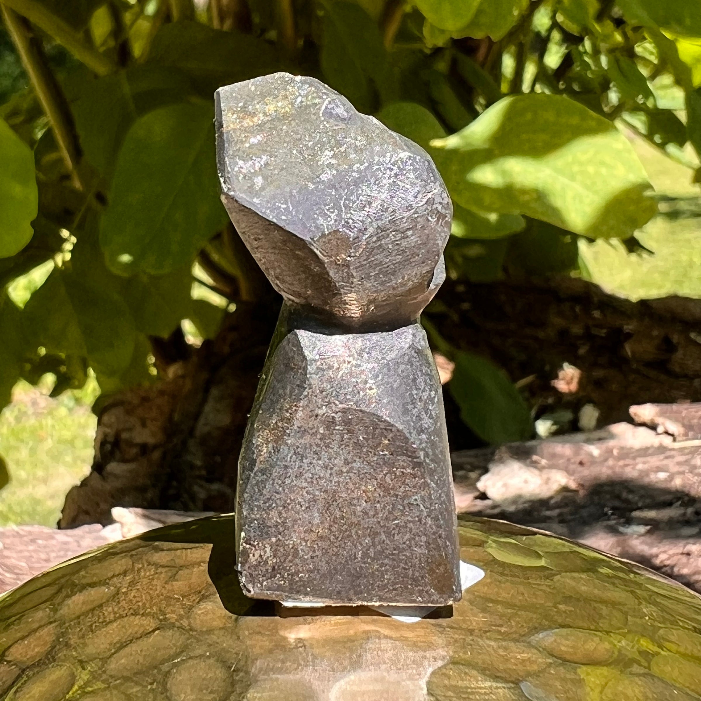 Alien Crystal Carving - Alienite® Star Being #22-Moldavite Life