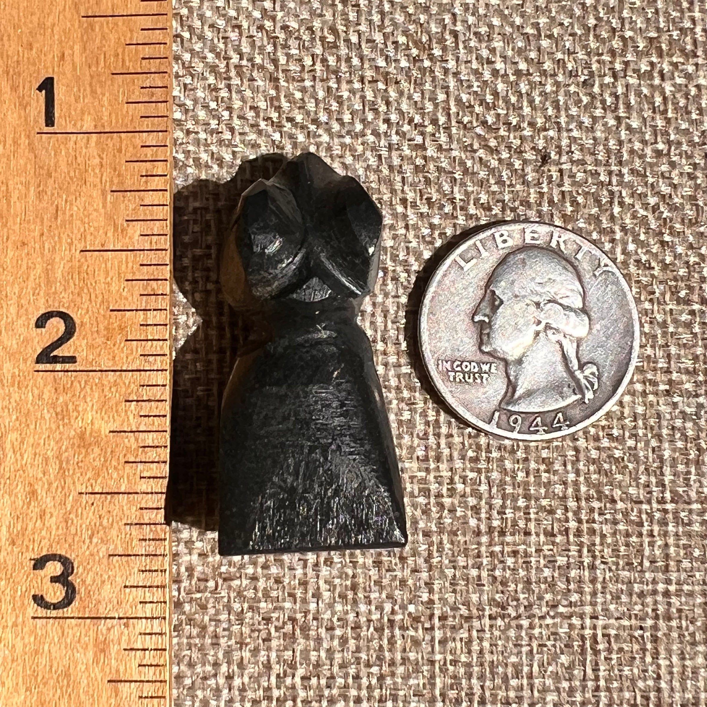 Alien Crystal Carving - Alienite® Star Being #22-Moldavite Life
