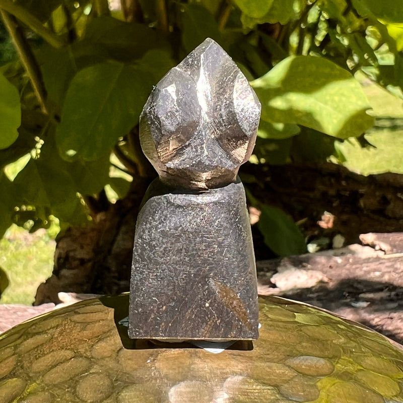 Alien Crystal Carving - Alienite® Star Being #22-Moldavite Life